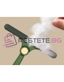 Четка за почистване на косми и влакна от килими мокети и дрехи